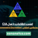 🔐 درک امنیت اطلاعات با مدل CIA و رمزنگاری نامتقارن (Asymmetric Encryption)